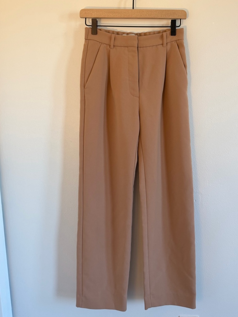 Abercrombie & Fitch Tailored Straight Pant, Tan, Size 25/0